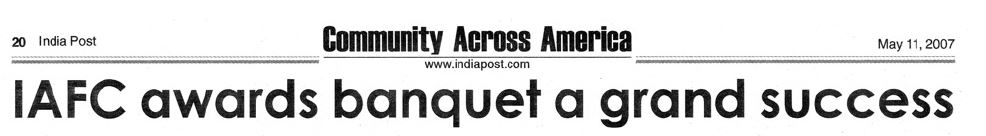 IAFC Banquet success